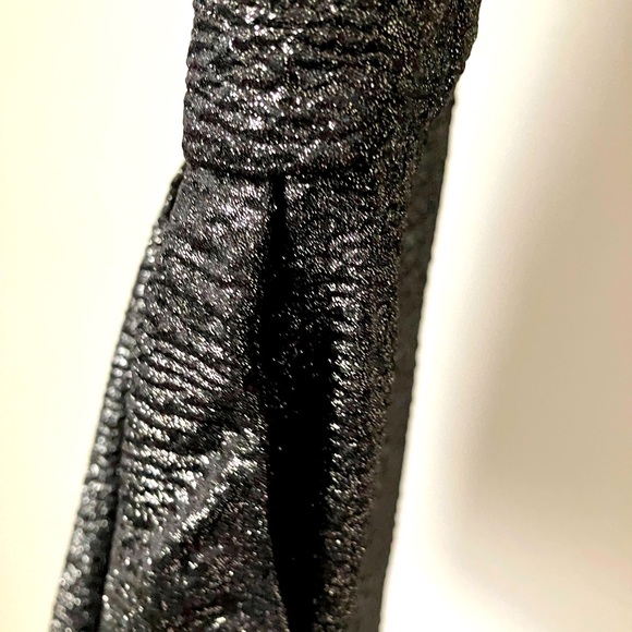 BCBGeneration Shimmery Gunmetal Black Cocktail/Prom/Wedding/Holiday Mini Dress - Picture 10 of 15